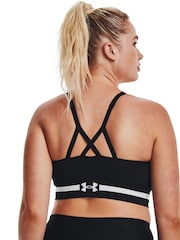 Under Armour Black Seamless Low Long Bra - Image 2 of 12