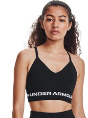 Under Armour Black Seamless Low Long Bra - Image 5 of 12