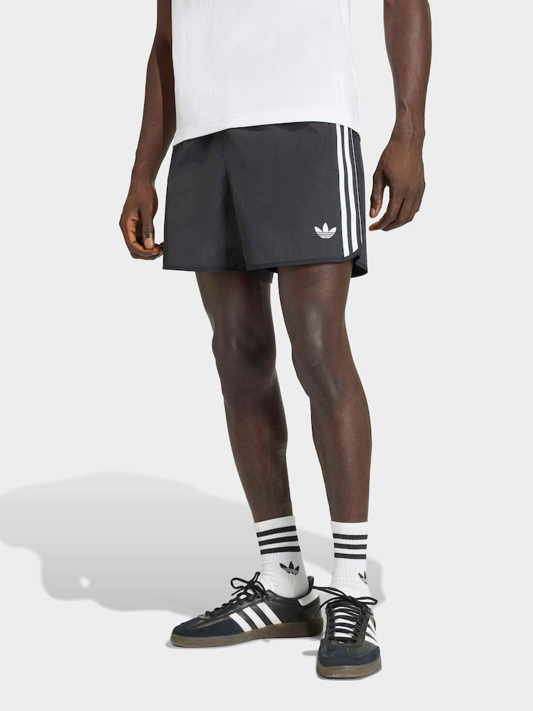 adidas originals Black Sprinter Shorts - Image 1 of 6