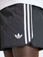 adidas originals Black Sprinter Shorts - Image 4 of 6