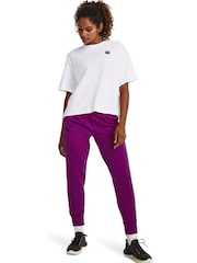 Paars - Under Armour must-have fleece joggingbroek - Image 3 of 7