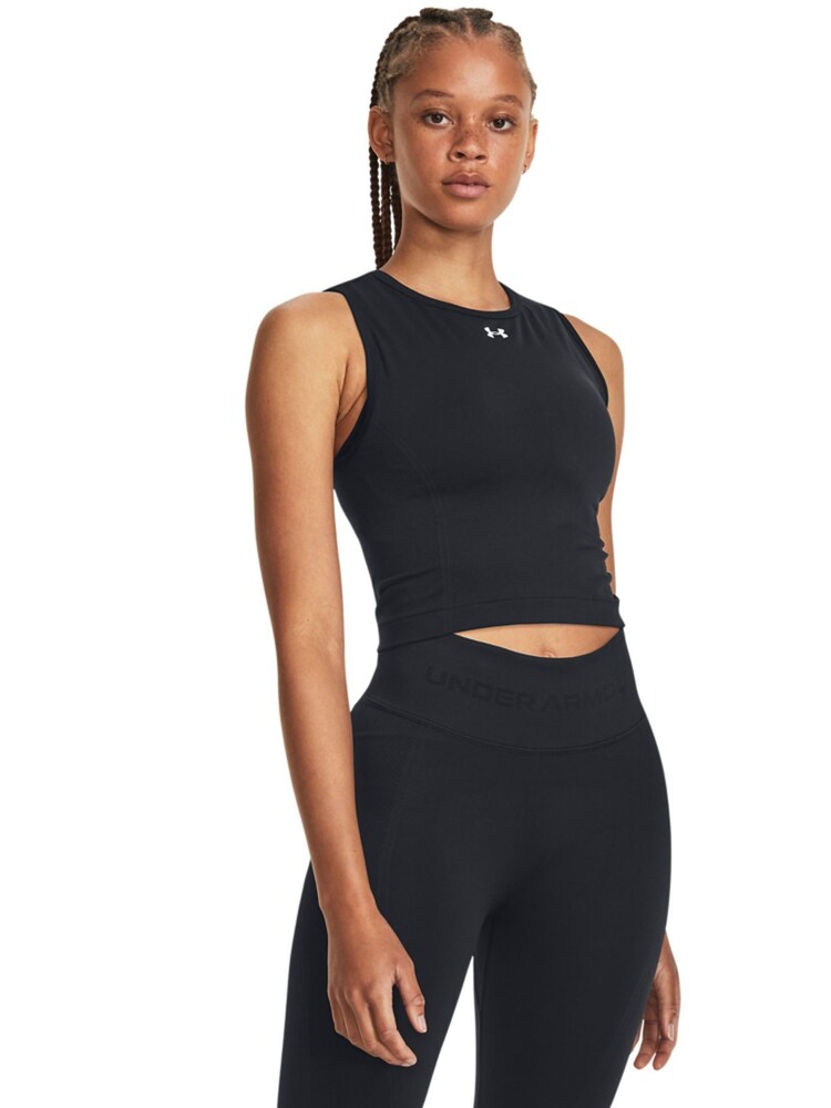 Under Armour Black Train Seamless Tank - Image 1 of 6 Under Armour Black Train Seamless Tank - Image 1 of 6