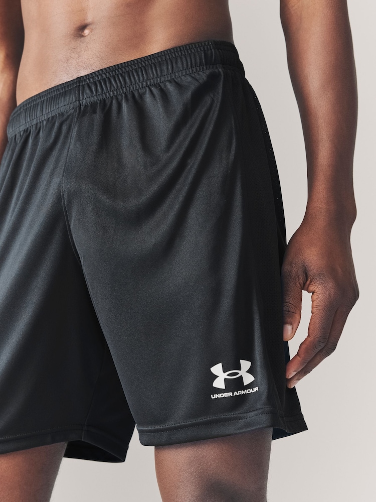 Under Armour Black/White Challenger Knit Shorts - Image 3 of 5