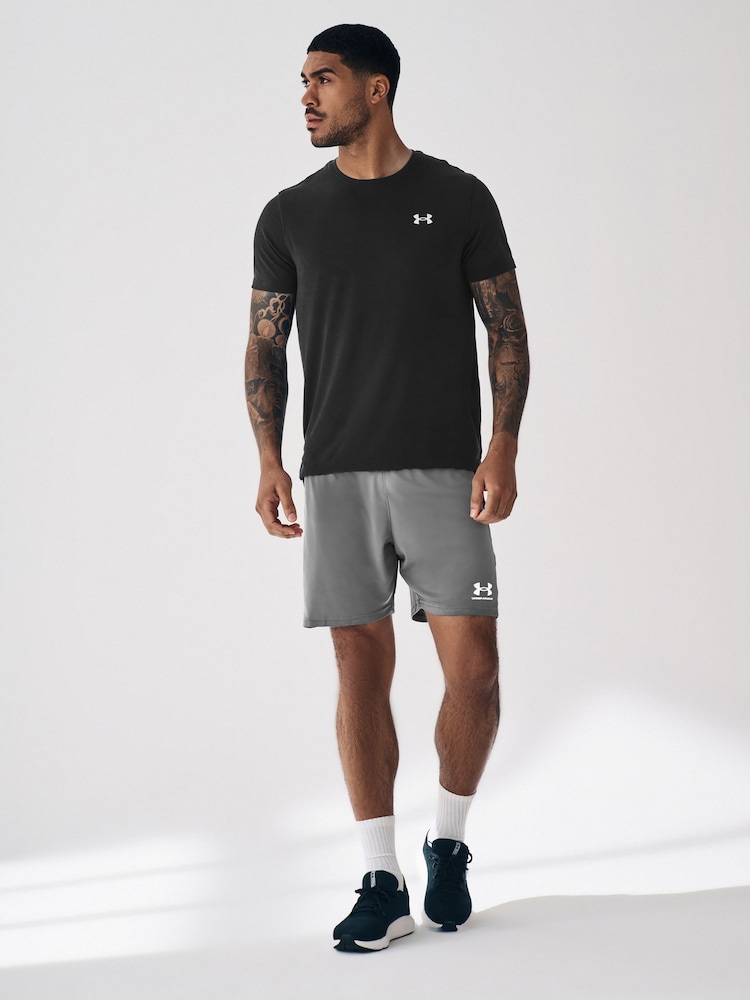 Under Armour Grey Challenger Knit Shorts - Image 2 of 7