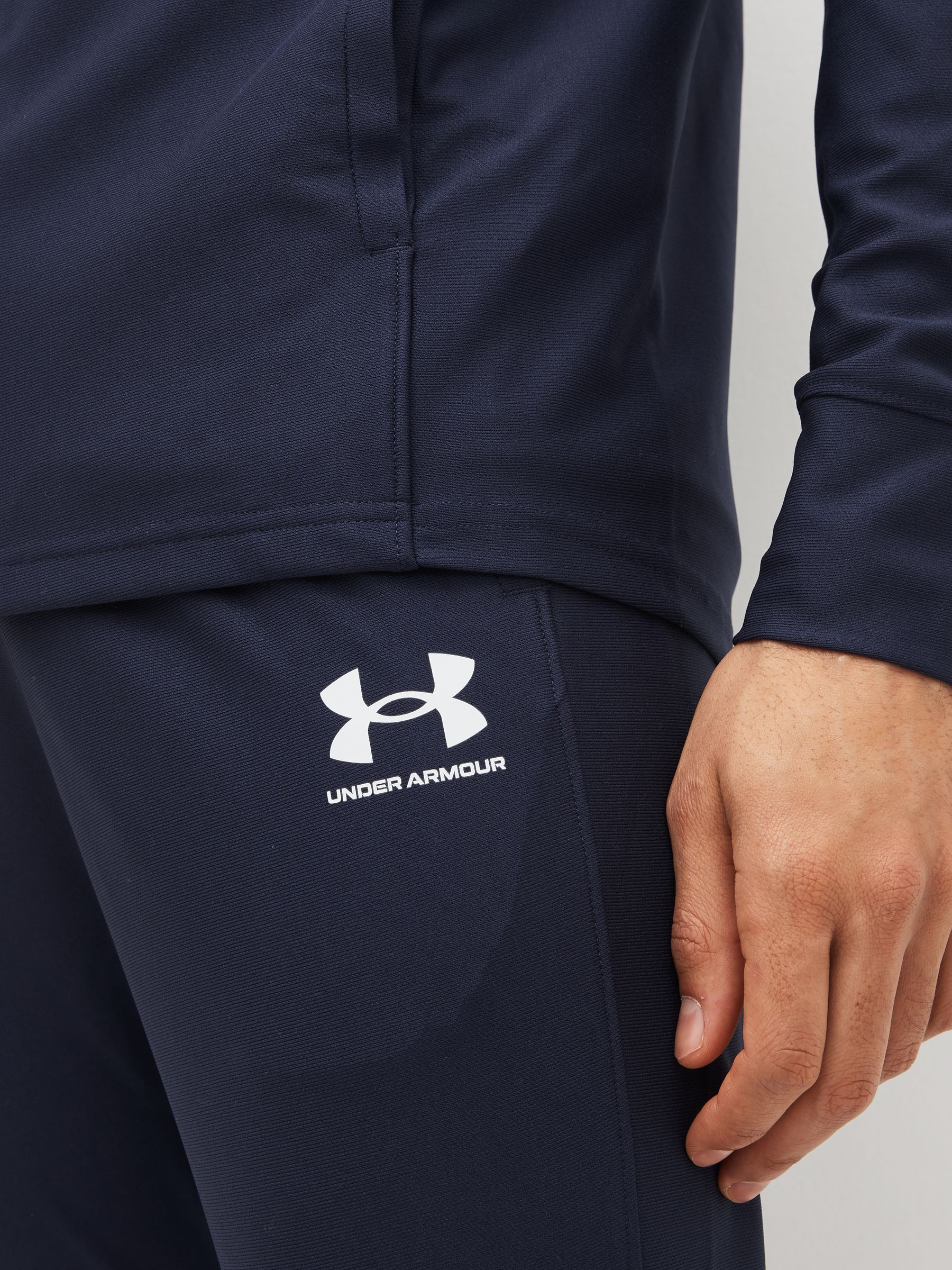 Under armour blue tracksuit sale