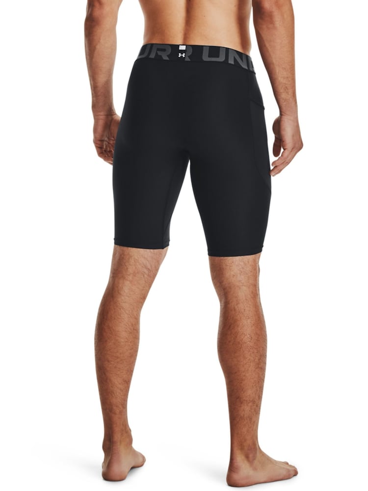 Under Armour Black Heat Gear Long Shorts - Image 2 of 7