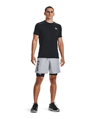 Under Armour Black Heat Gear Long Shorts - Image 4 of 7