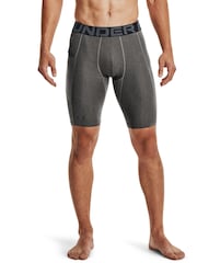 Under Armour Grey Heat Gear Long Shorts - Image 1 of 8