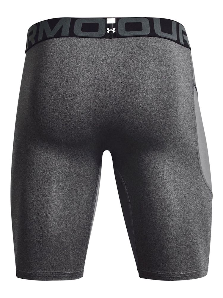Under Armour Grey Heat Gear Long Shorts - Image 8 of 8