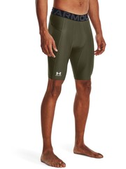 Under Armour Green Heat Gear Armour Long Shorts - Image 1 of 6