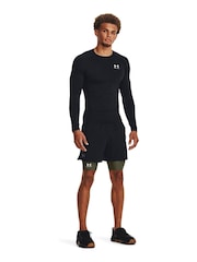 Under Armour Green Heat Gear Armour Long Shorts - Image 3 of 6