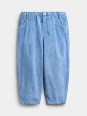 JoJo Maman Bébé Dusky Blue Cord Trousers - Image 1 of 4
