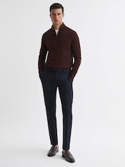 Reiss Multi Blackhall Box Two Pack Of Merino Wool Zip-Neck Cardigan - Image 2 of 7