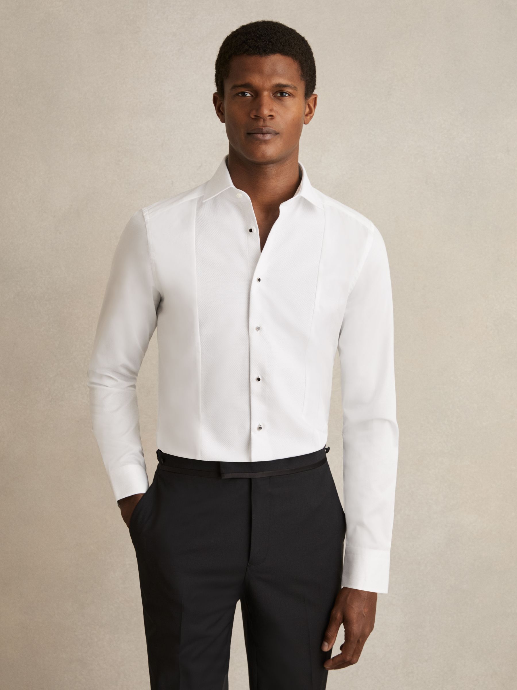 Reiss tuxedo shirt cheap