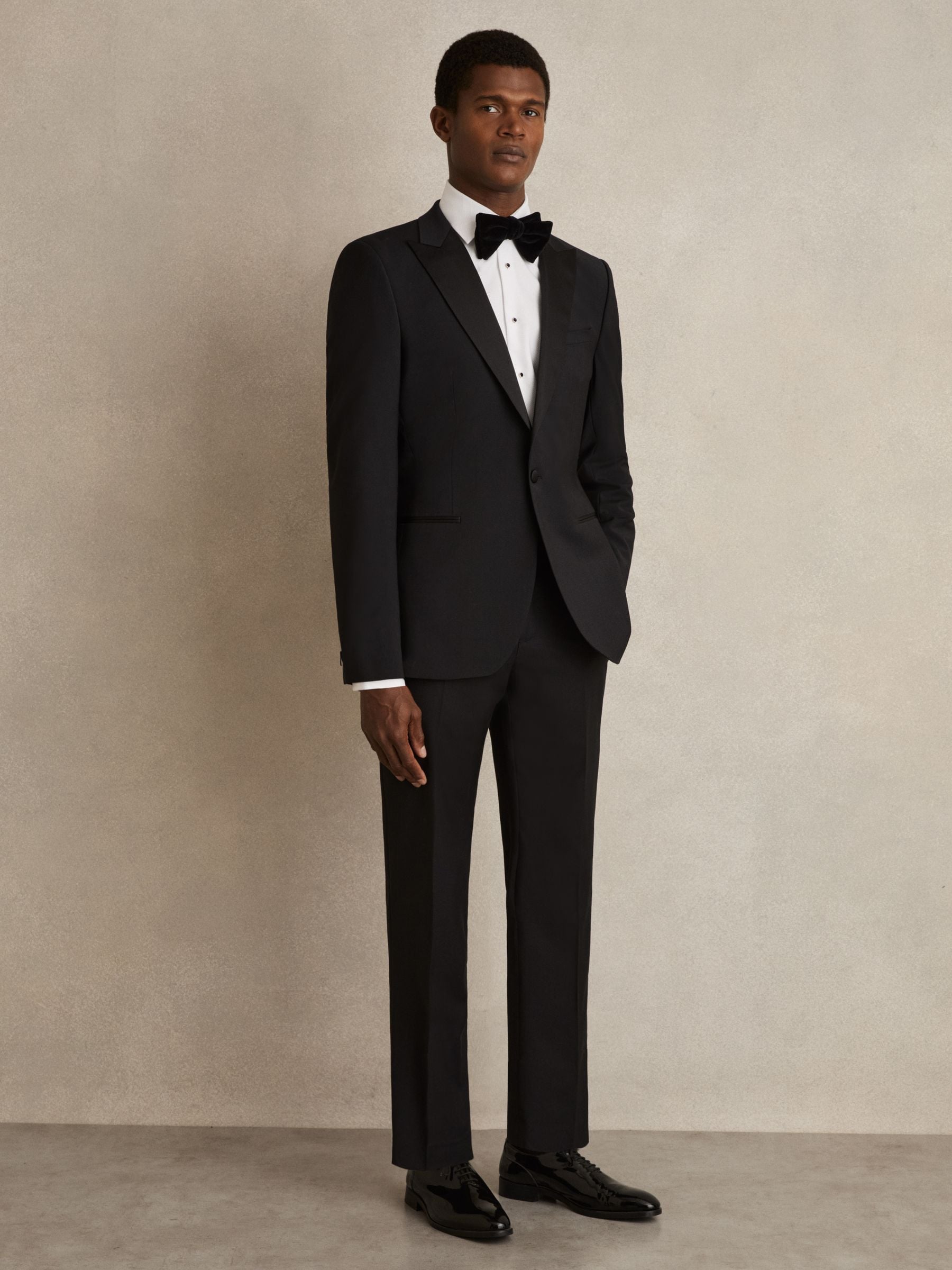 Buy Reiss White Marcel Slim Fit Cotton Marcella Tuxedo Shirt from Next Luxembourg