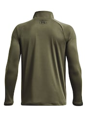 Under Armour Green Youth Tech 2.0 1/2 Zip Sweatshirt - Image 2 of 2