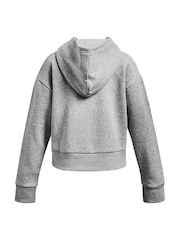 Under Armour Rival Fleece Crop Hoodie - Image 2 of 2