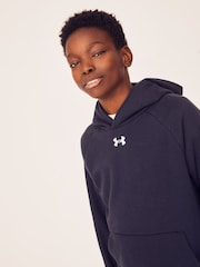 Under Armour Black Rival Fleece Hoodie - Image 3 of 5