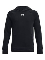 Under Armour Black Rival Fleece Hoodie - Image 4 of 5