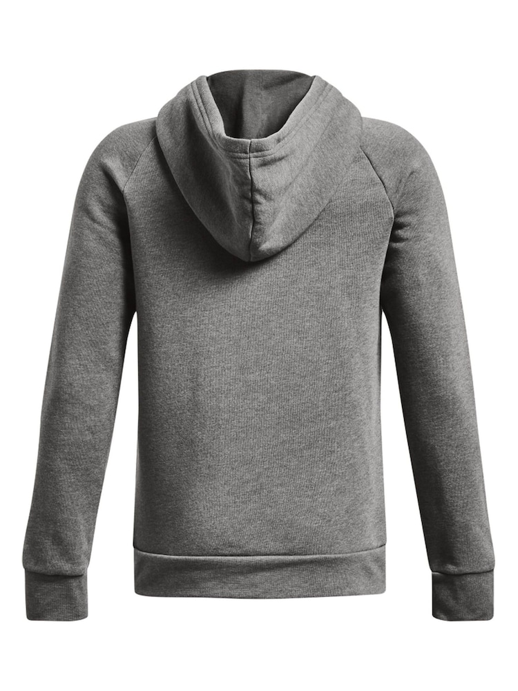 Under Armour Grey Rival Fleece Hoodie - Image 2 of 2