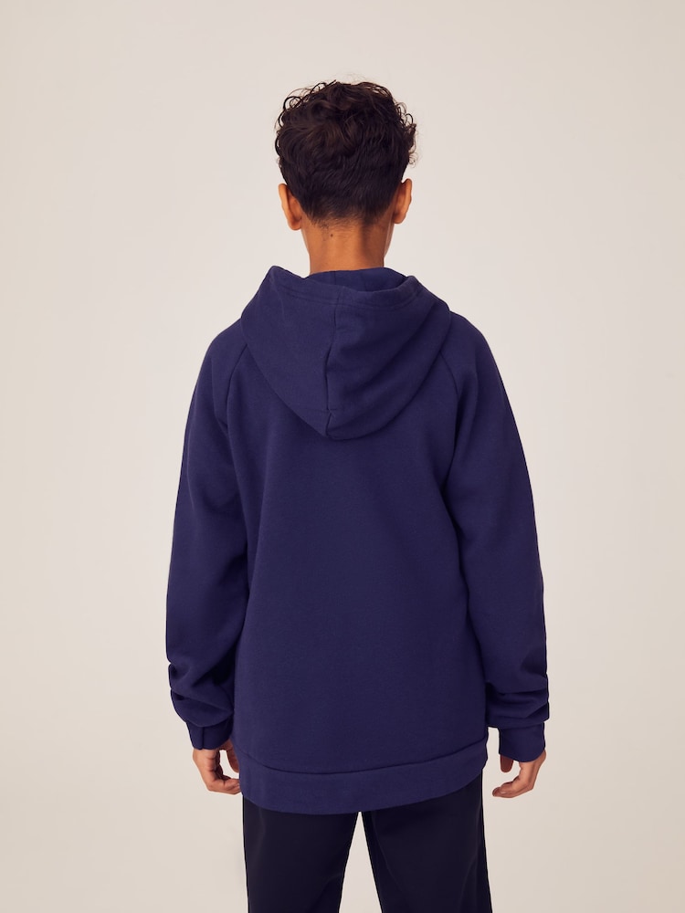 Under Armour Blue Rival Fleece Hoodie - Image 2 of 7