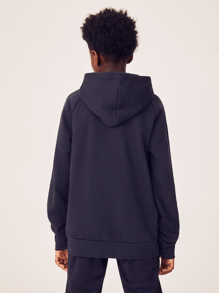 Under Armour Black Rival Fleece Full Zip Hoodie - Image 2 of 6