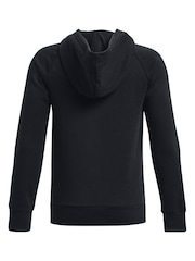 Under Armour Black Rival Fleece Full Zip Hoodie - Image 6 of 6