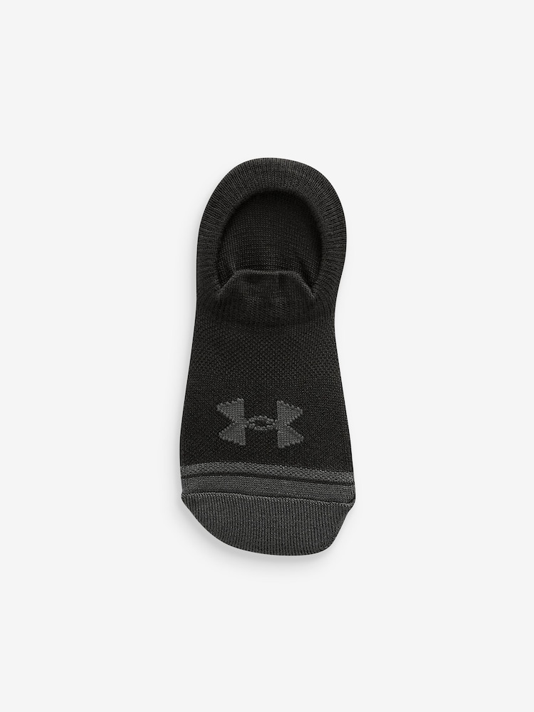 Under Armour Grey Performance Tech Socks 3 Pack - Image 2 of 4