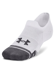 Under Armour White Performance Tech Socks 3 Pack - Image 2 of 4
