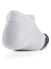 Under Armour White Performance Tech Socks 3 Pack - Image 4 of 4