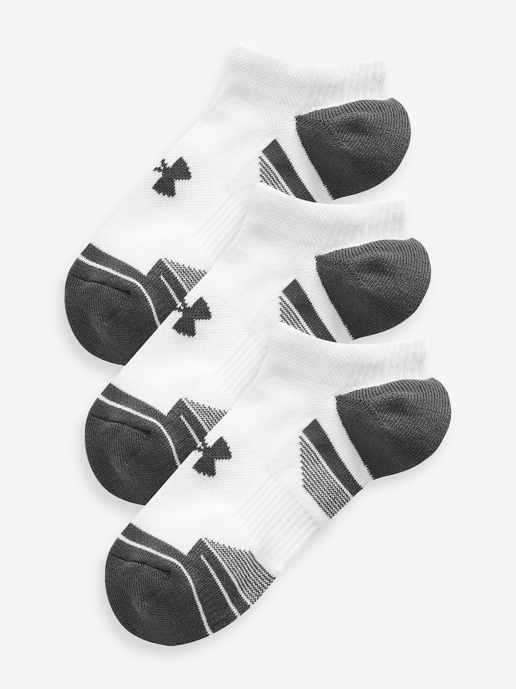 أبيض - حزمة جوارب Performance Tech من Under Armour من 3 قطع - صورة 2 من 5 أبيض - حزمة جوارب Performance Tech من Under Armour من 3 قطع - صورة 2 من 5
