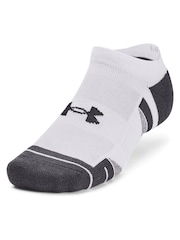 Under Armour White Performance Tech Socks 3 Pack - Image 3 of 5