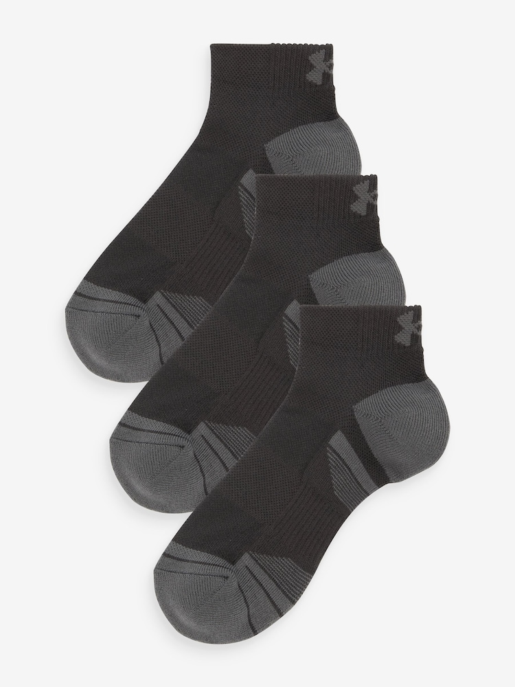 أسود - حزمة جوارب Tech بقصة منخفضة من Under Armour من 3 قطع - صورة 1 من 5 أسود - حزمة جوارب Tech بقصة منخفضة من Under Armour من 3 قطع - صورة 1 من 5