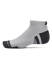 Under Armour Grey Tech Low Socks 3 Pack - Image 3 of 4