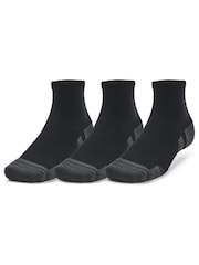 Under Armour Black Performance Tech Socks 3 Pack - Image 1 of 4