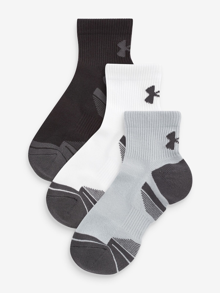 رمادي - حزمة جوارب Performance Tech من Under Armour من 3 قطع - صورة 1 من 7 رمادي - حزمة جوارب Performance Tech من Under Armour من 3 قطع - صورة 1 من 7