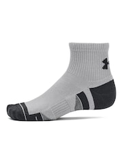 Under Armour Grey Performance Tech Socks 3 Pack - Image 4 of 7