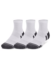 Under Armour White Performance Tech Socks 3 Pack - Image 1 of 4