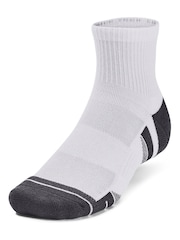 Under Armour White Performance Tech Socks 3 Pack - Image 4 of 4