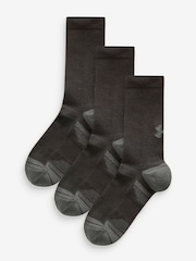 Under Armour Black Performance Tech Crew Socks 3 Pack - Image 1 of 6