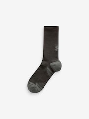 Under Armour Black Performance Tech Crew Socks 3 Pack - Image 3 of 6
