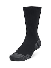 Under Armour Black Performance Tech Crew Socks 3 Pack - Image 5 of 6