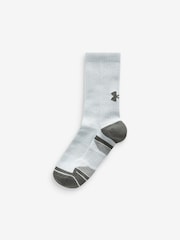 Under Armour Grey Performance Tech Crew Socks 3 Pack - Image 8 of 8