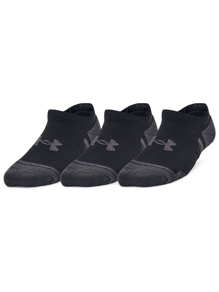 Under Armour Black Junior Performance Tech Socks 3 Pack - Image 1 of 3