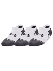 Under Armour White Junior Performance Tech Socks 3 Pack - Image 1 of 4