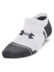 Under Armour White Junior Performance Tech Socks 3 Pack - Image 2 of 4
