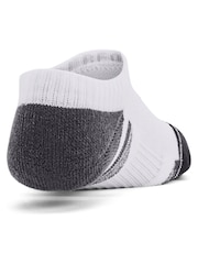 Under Armour White Junior Performance Tech Socks 3 Pack - Image 4 of 4