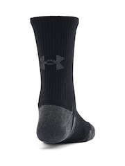 Under Armour Black Junior Perform Tech Crew Socks 3 Pack - Image 5 of 5