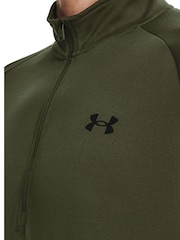 Verde caqui - Forro polar con cremallera Tech Quarter de Under Armour - Imagen 4 de 6