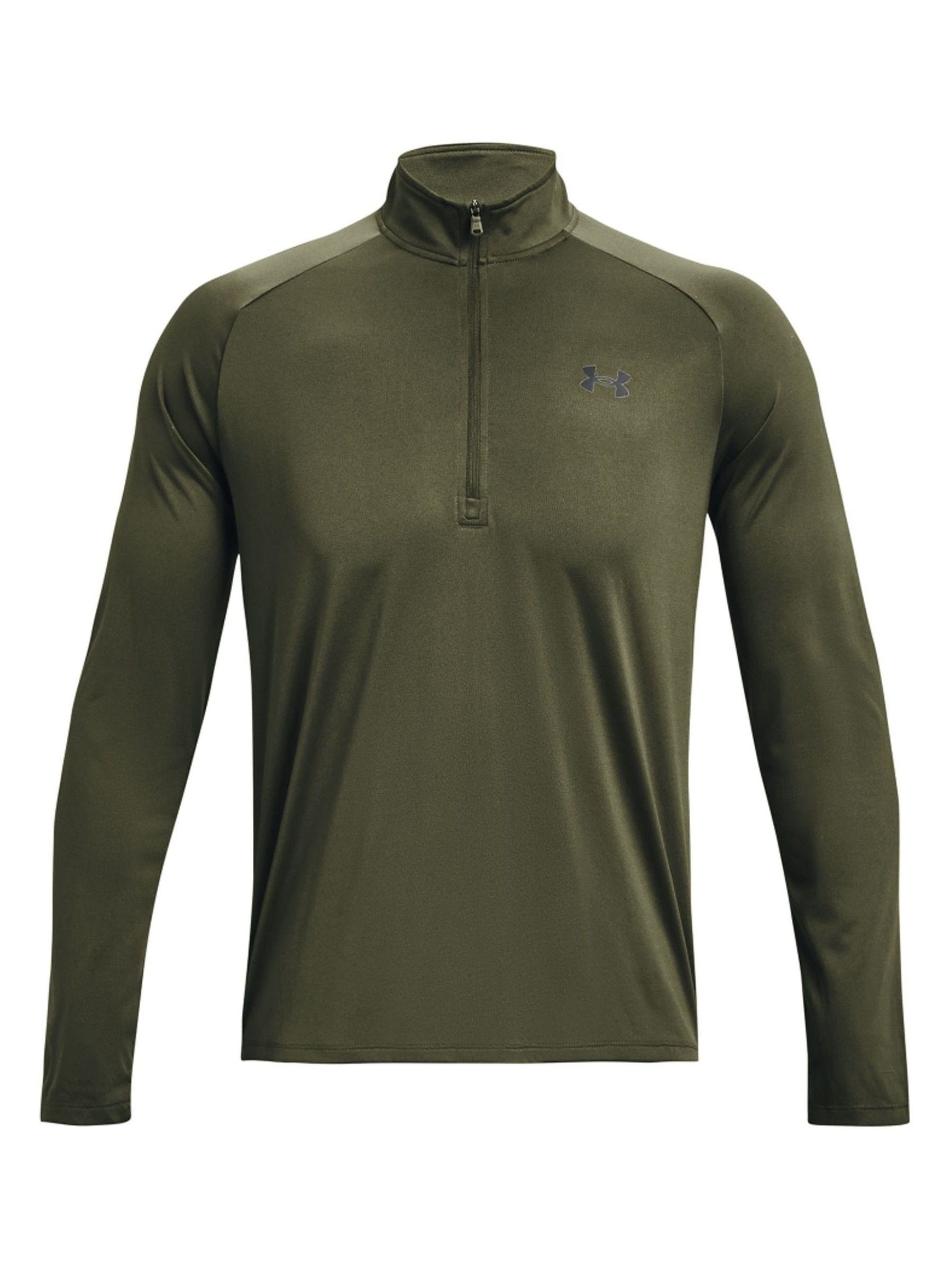 Buy Under Armour Khaki Green Tech Quarter Zip Fleece from Next USA